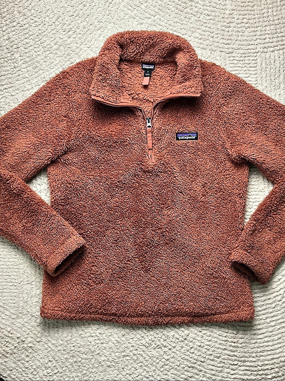Patagonia Los Gatos 1/4 Zip in Century Pink Size Small